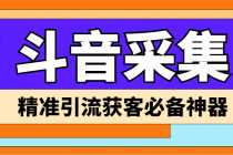 （6369期）【引流必备】外面收费998D音采集爬虫获客大师专业全能版，精准获客必备神器