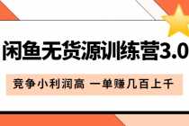 （5828期）闲鱼无货源训练营3.0：竞争小利润高 一单赚几百上千（教程+手册）第3次更新