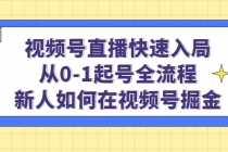 （4829期）视频号直播快速入局：从0-1起号全流程，新人如何在视频号掘金！